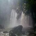 Kulen Mountain waterfall in the month of August